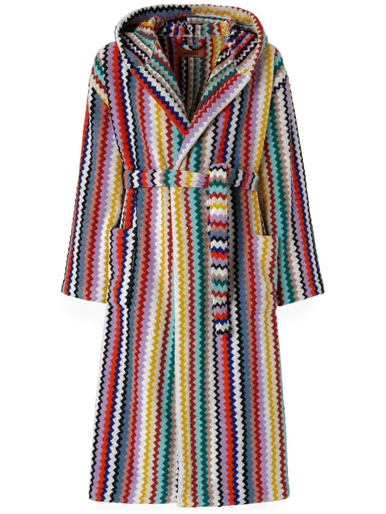 Missoni Home   Riverbero hooded bathrobe 