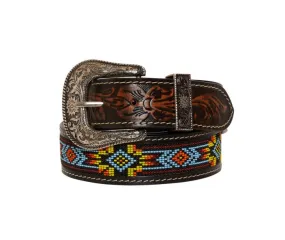 Myra Bag: "POLYCHROME HAND-TOOLED LEATHER BELT"