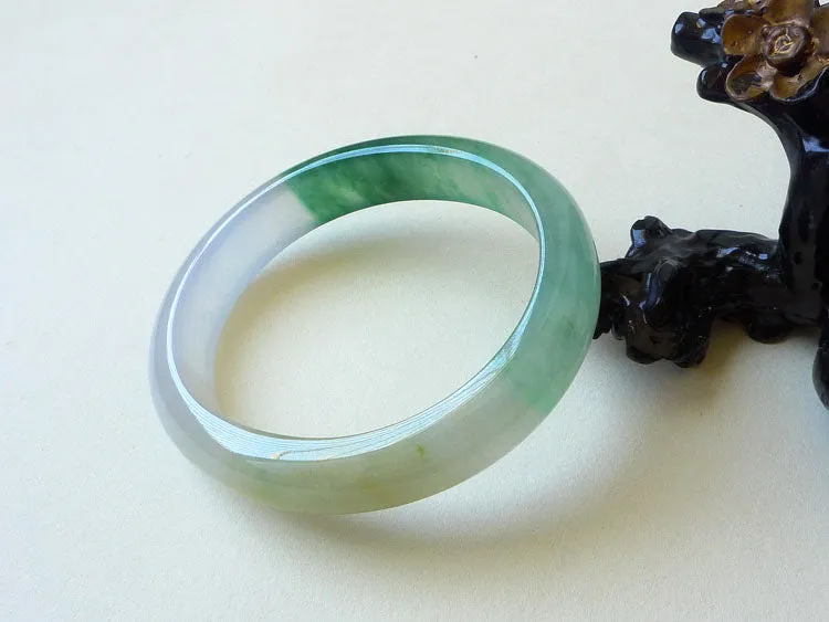 Natural Jade Bangle Jadeite Bangle Internal Diameter 56X49.5mm BER1025