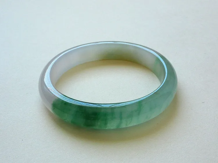 Natural Jade Bangle Jadeite Bangle Internal Diameter 56X49.5mm BER1025