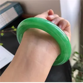 Natural Jade Bangle Jadeite Bangle Internal Diameter 58mm 00752