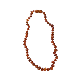 Nature Baby Amber Necklace - Cognac