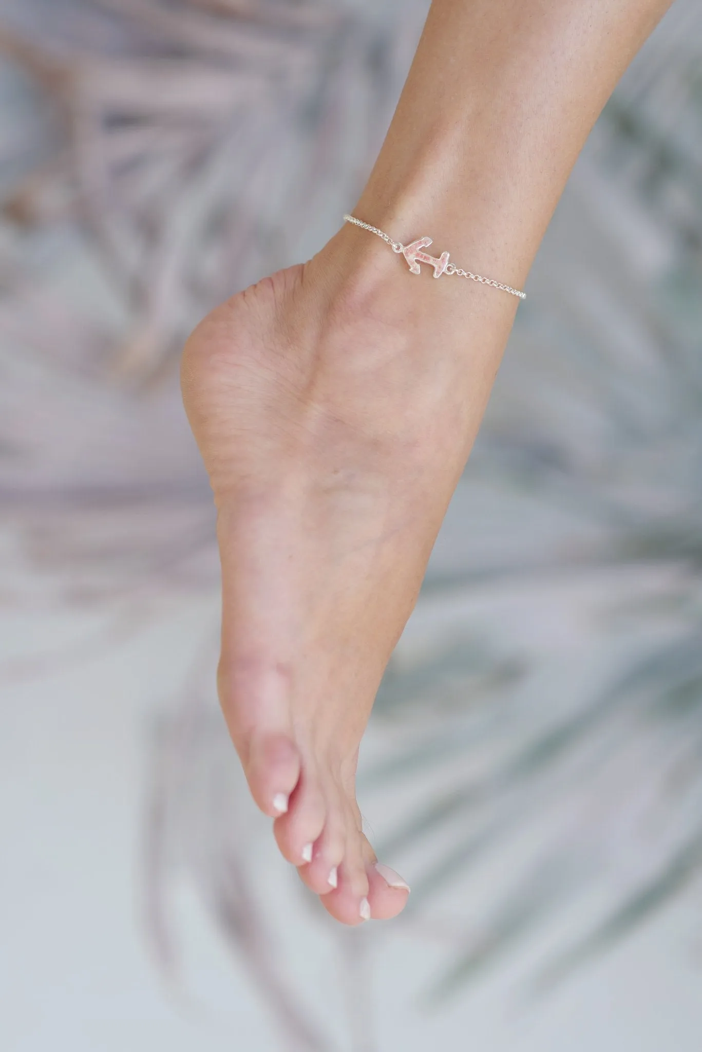 Nautical ~ Anchor (Small) Inline Anklet