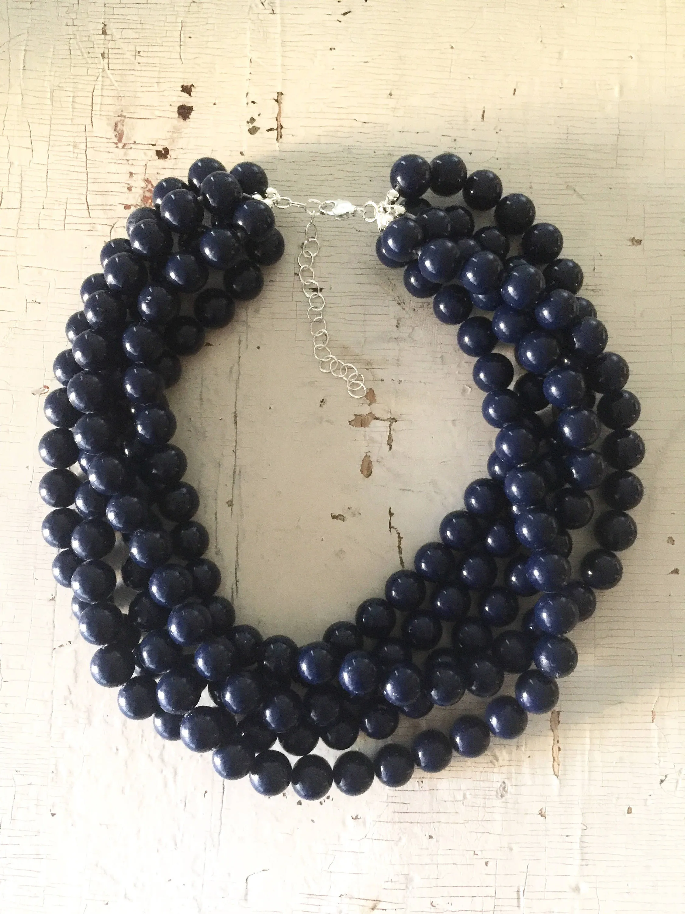 Navy Blue Sylvie Necklace