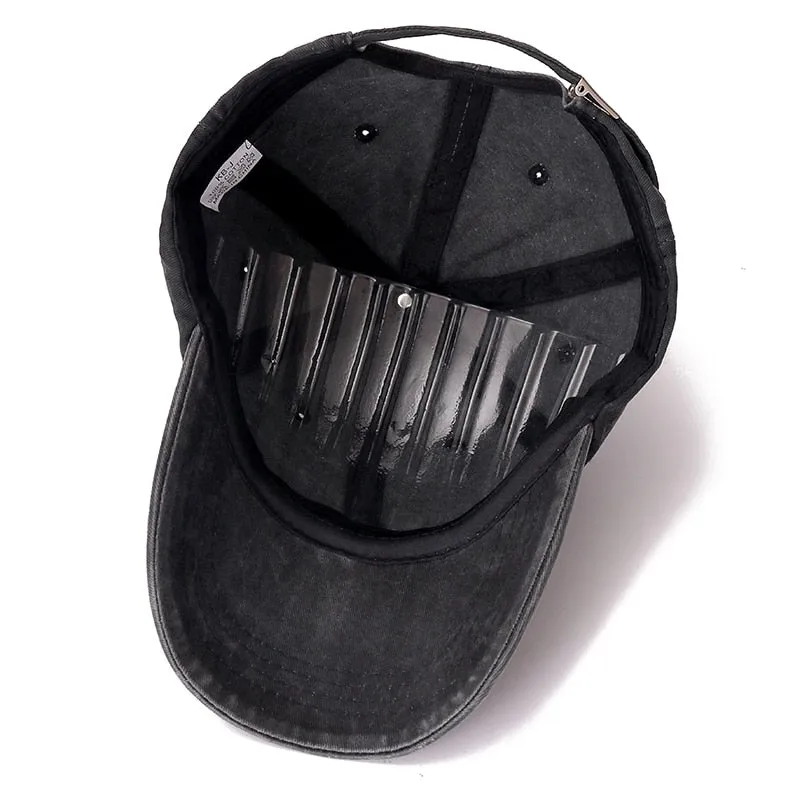 New Fashion CHANCE Letter Embroidered Baseball Cap High Quality Casual Hat Man Woman Adjustable Washed Cotton Vintage Cap