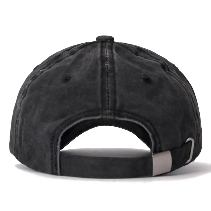 New Fashion CHANCE Letter Embroidered Baseball Cap High Quality Casual Hat Man Woman Adjustable Washed Cotton Vintage Cap