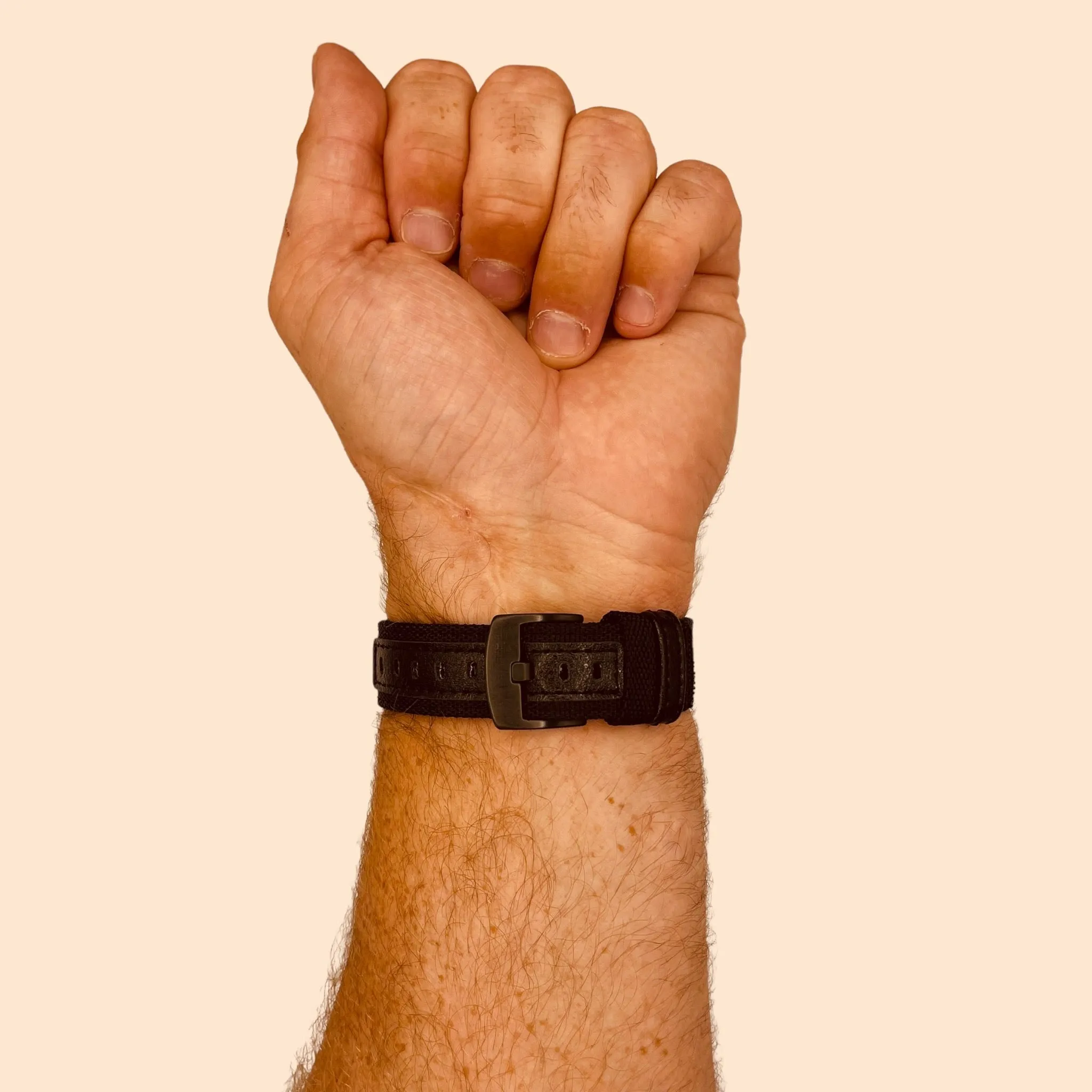 Nylon and Leather Watch Straps Compatible with Apple Watch