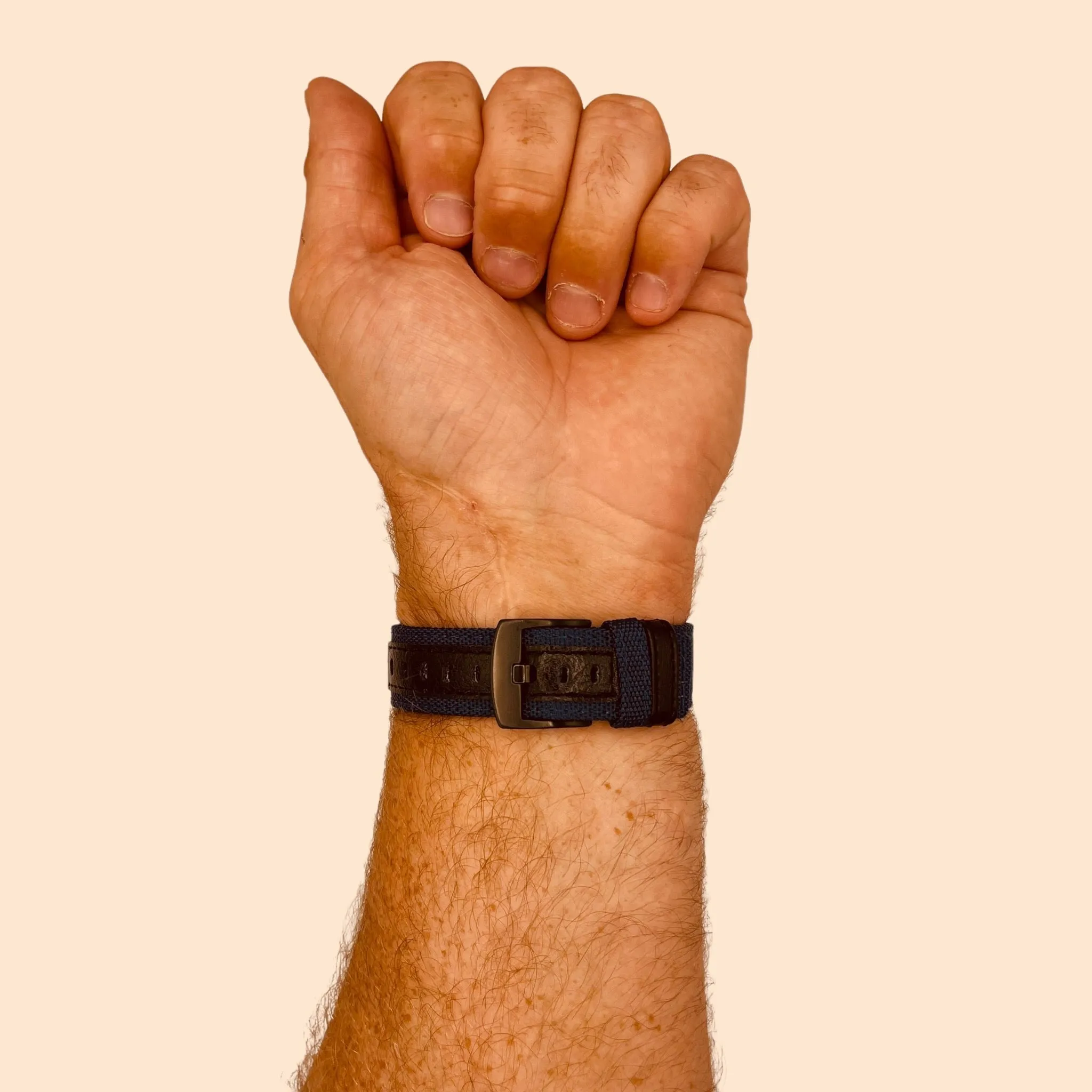 Nylon and Leather Watch Straps Compatible with Apple Watch