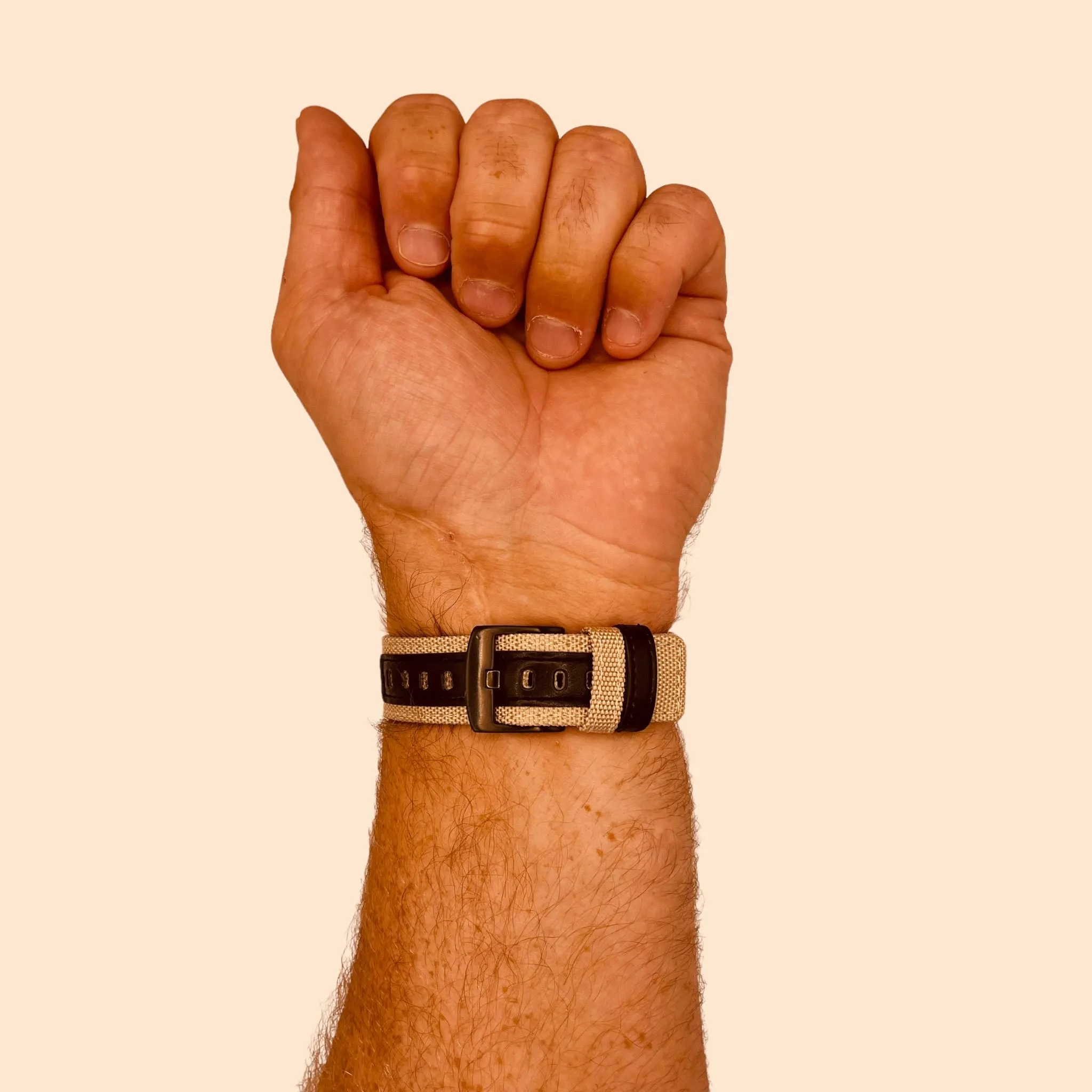 Nylon and Leather Watch Straps Compatible with Apple Watch