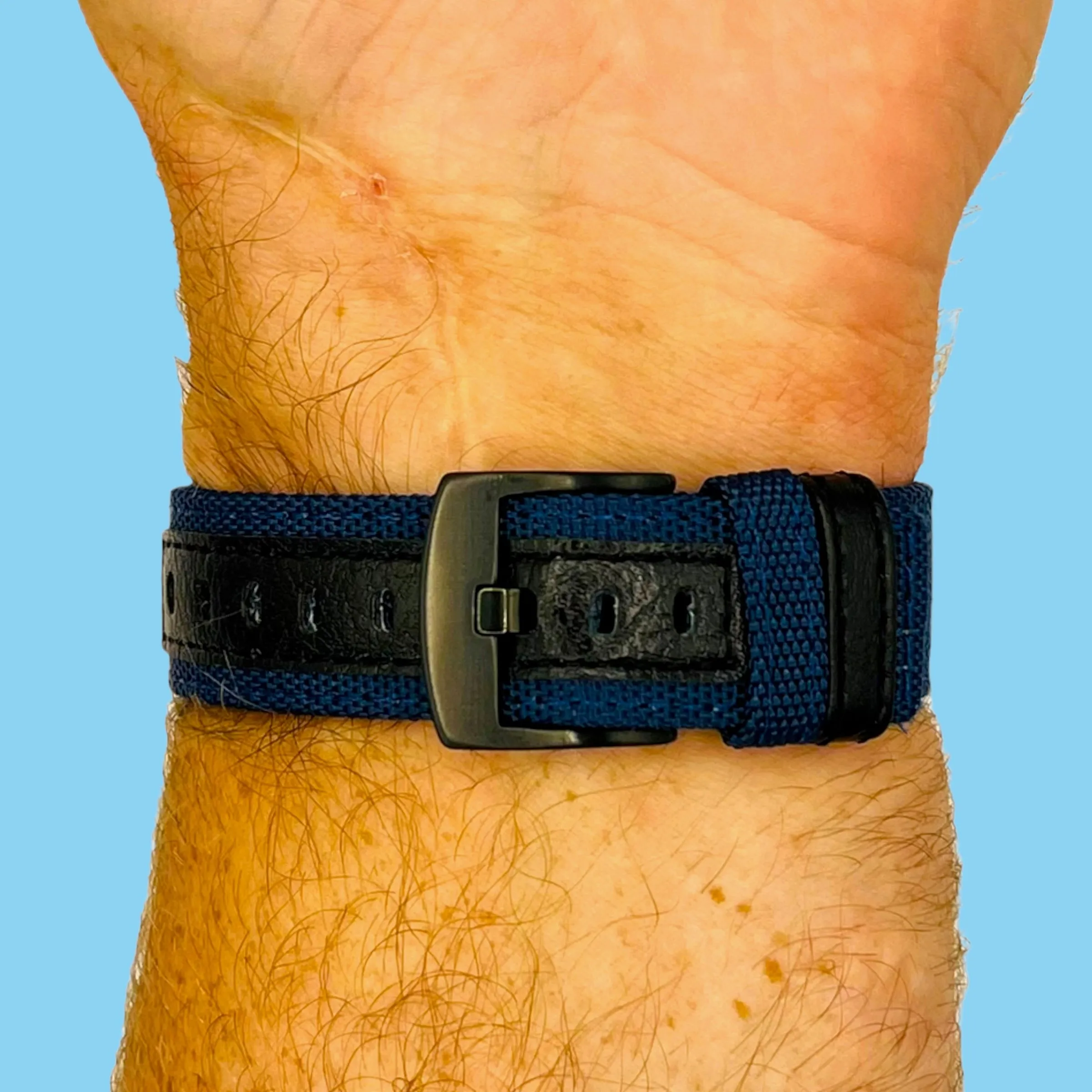 Nylon and Leather Watch Straps Compatible with Apple Watch