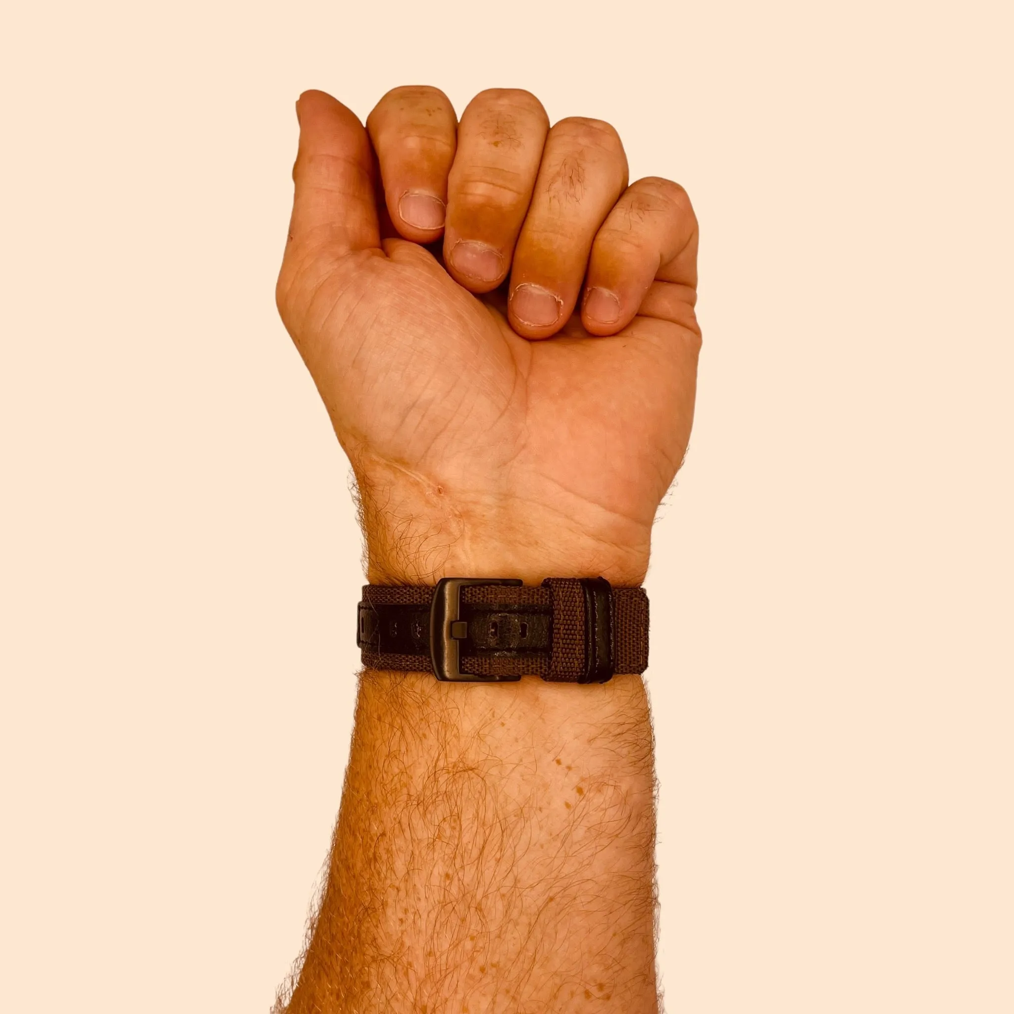 Nylon and Leather Watch Straps Compatible with Apple Watch