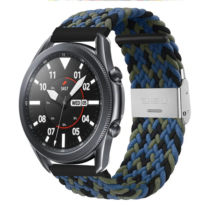 Nylon Braided Loop Watch Straps Compatible with the Xiaomi Redmi Watch 3 Active, Lite & Youth