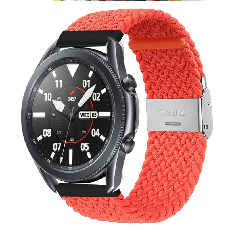 Nylon Braided Loop Watch Straps Compatible with the Xiaomi Redmi Watch 3 Active, Lite & Youth