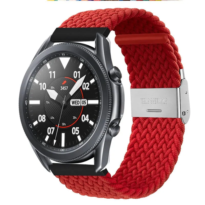 Nylon Braided Loop Watch Straps Compatible with the Xiaomi Redmi Watch 3 Active, Lite & Youth