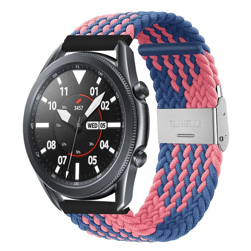Nylon Braided Loop Watch Straps Compatible with the Xiaomi Redmi Watch 3 Active, Lite & Youth