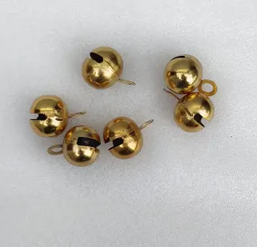 ONLINECRAFT Iron Bell GHUNGRU for Decoration Size 5 CM Pack of 6 PC Set