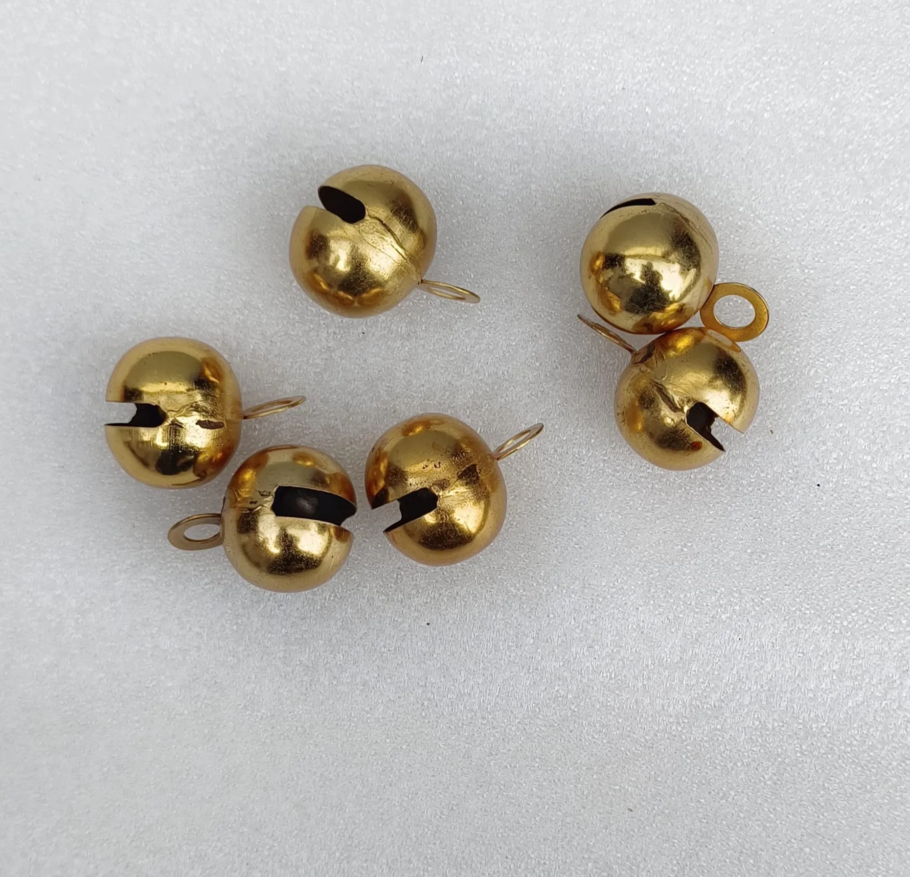 ONLINECRAFT Iron Bell GHUNGRU for Decoration Size 5 CM Pack of 6 PC Set