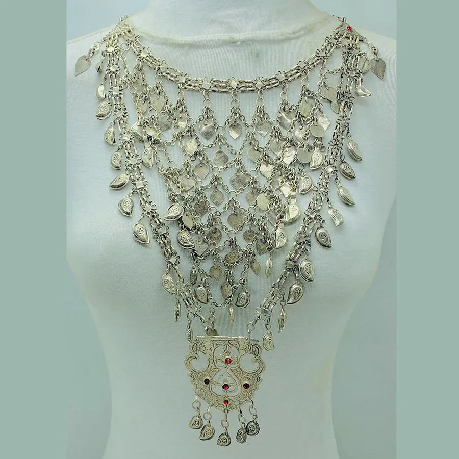 Oversized Gypsy Long Multi-Strand Necklace