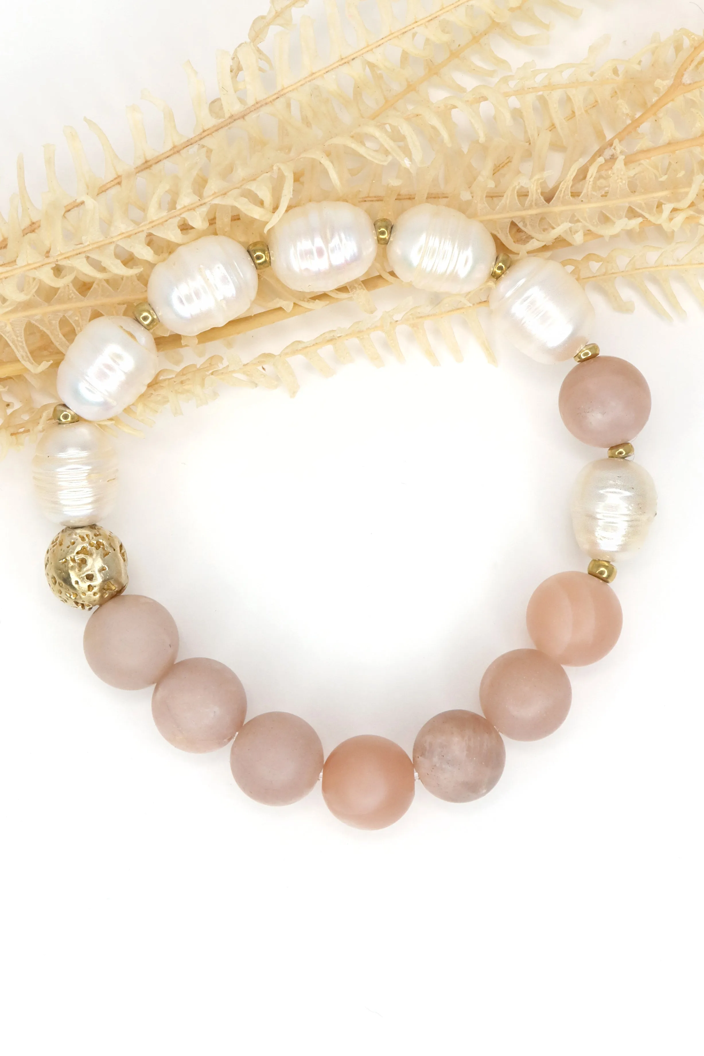 Peach Moonstone Panache Bracelet