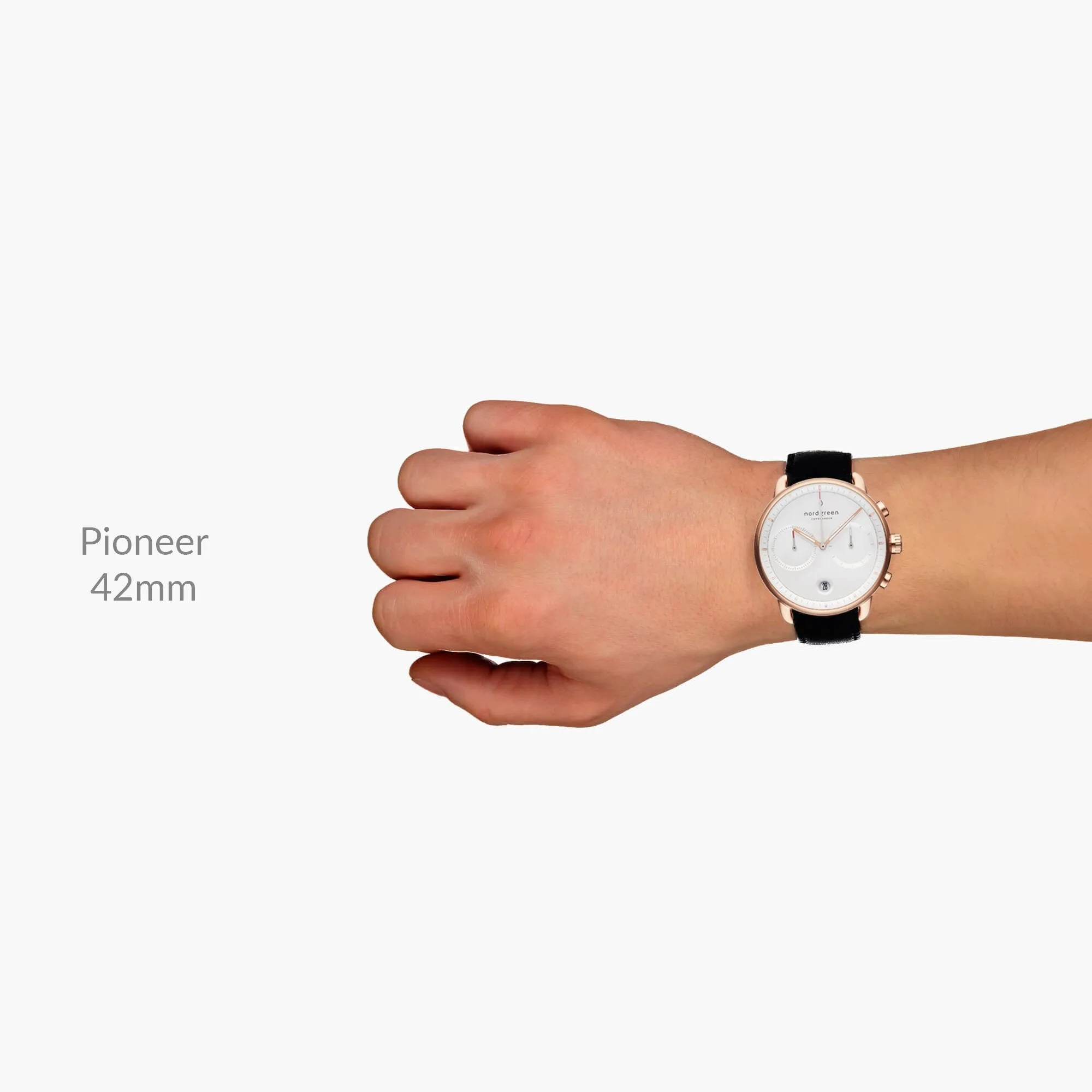 Pioneer - BUNDLE Black Dial Silver | Silver Mesh / Olive Green Nylon / Black Leather Strap