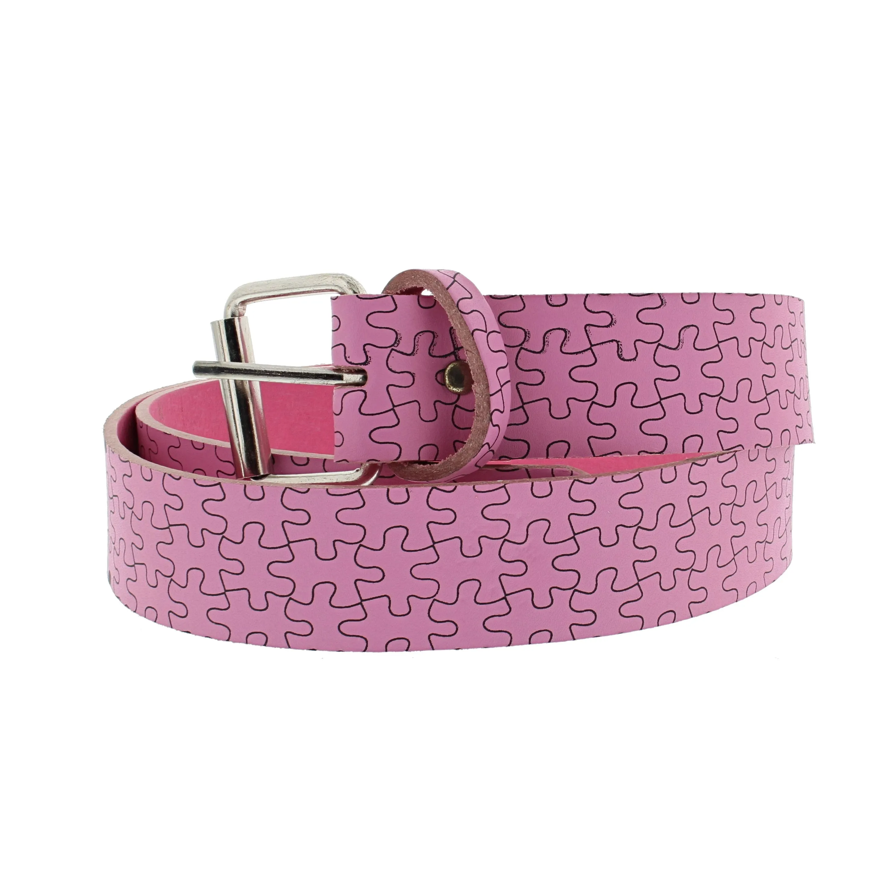 Puzzle Themed Printed Belt