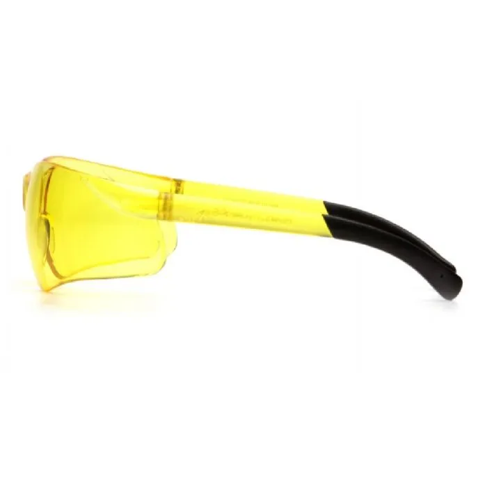 Pyramex S2530S Ztek Safety Glasses, Amber, 1 Each