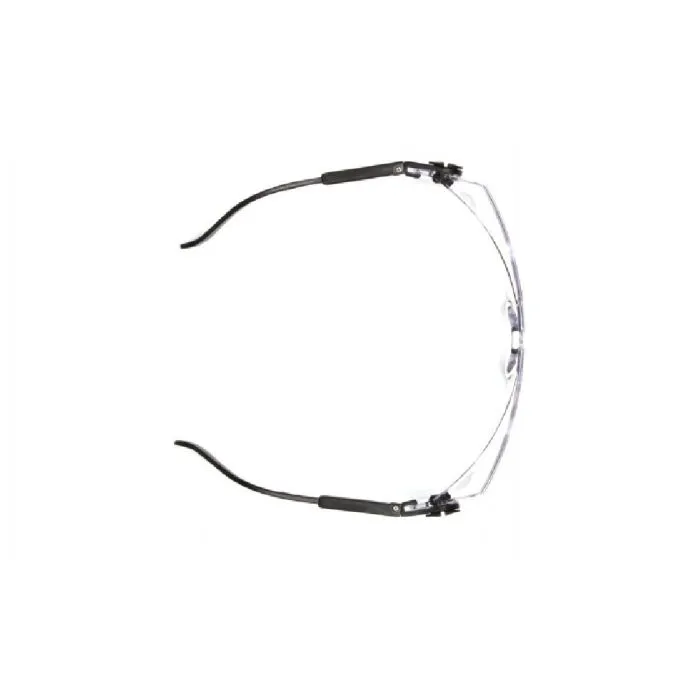 Pyramex SB1010SJ Defiant Jumbo Over the Spectacle Glasses, Black Body, Clear Lens, 1 Each