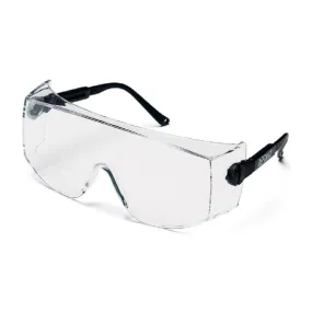 Pyramex SB1010SJ Defiant Jumbo Over the Spectacle Glasses, Black Body, Clear Lens, 1 Each