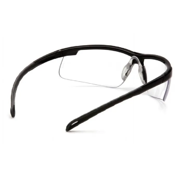 Pyramex SB8610DT Ever-Lite Glasses, Black Frame, Clear Anti-Fog Lens, 1 Each