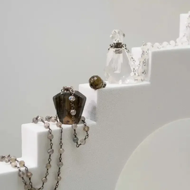 Quartz Vial Necklace
