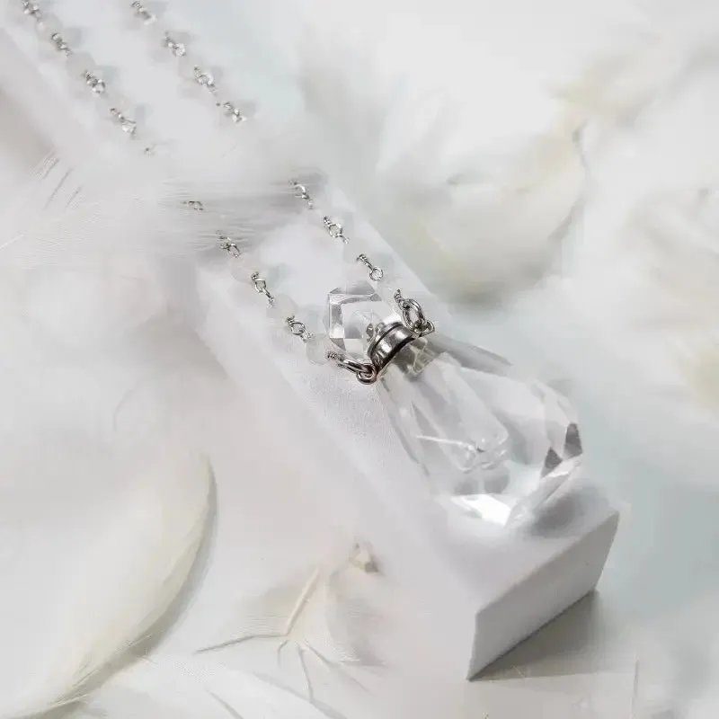 Quartz Vial Necklace
