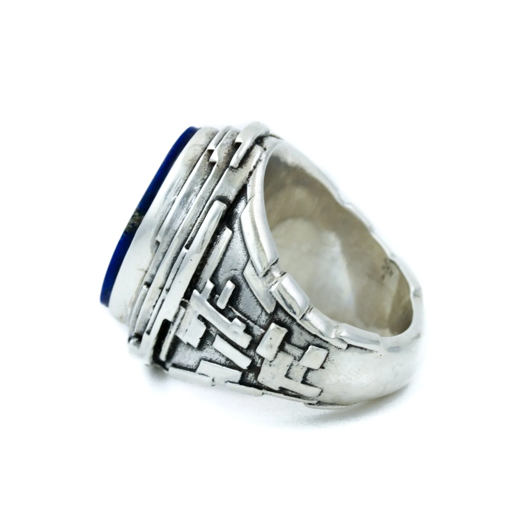 "Fractal" Ring x Lapis Lazuli