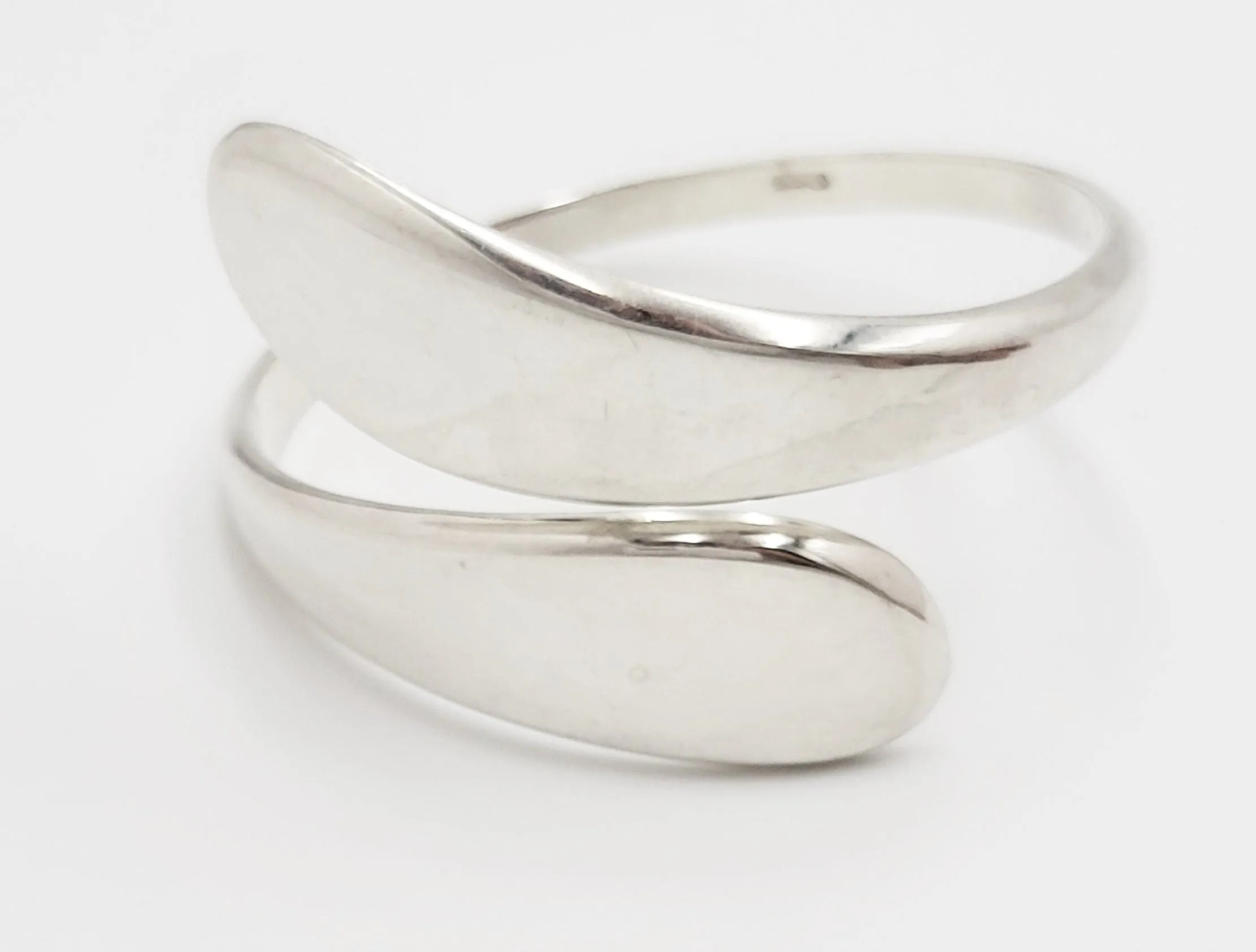 Rare Danish Designer Einar Sorensen HEFTY Sterling Modernist Bangle Circa 1960s
