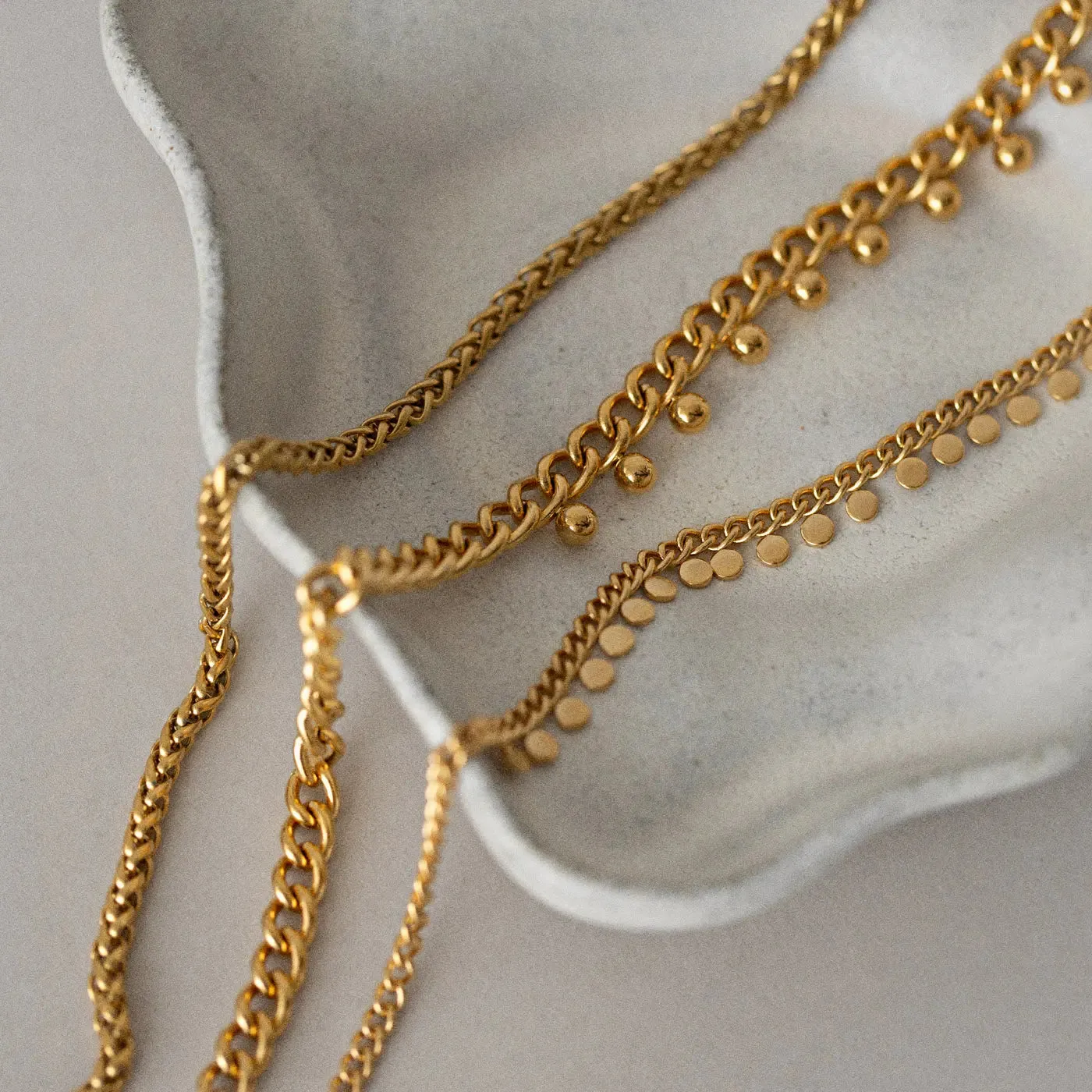 Ravi - Oriental Link Necklace Stainless Steel