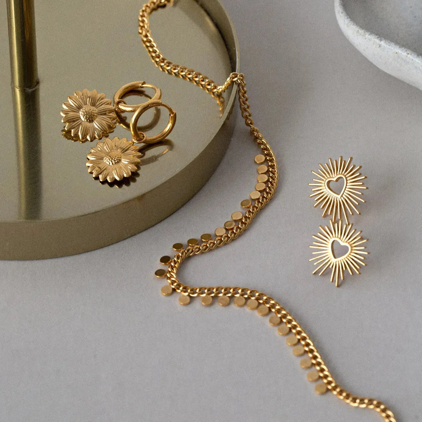 Ravi - Oriental Link Necklace Stainless Steel