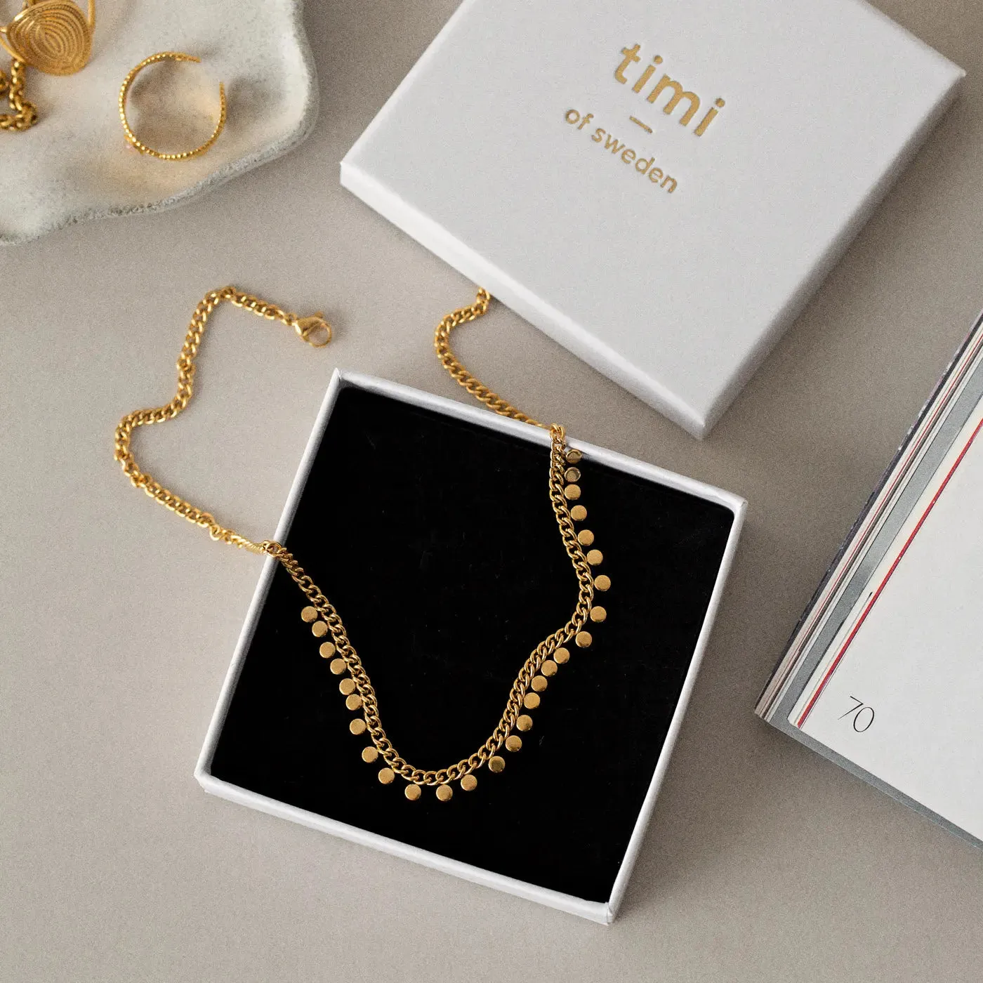 Ravi - Oriental Link Necklace Stainless Steel