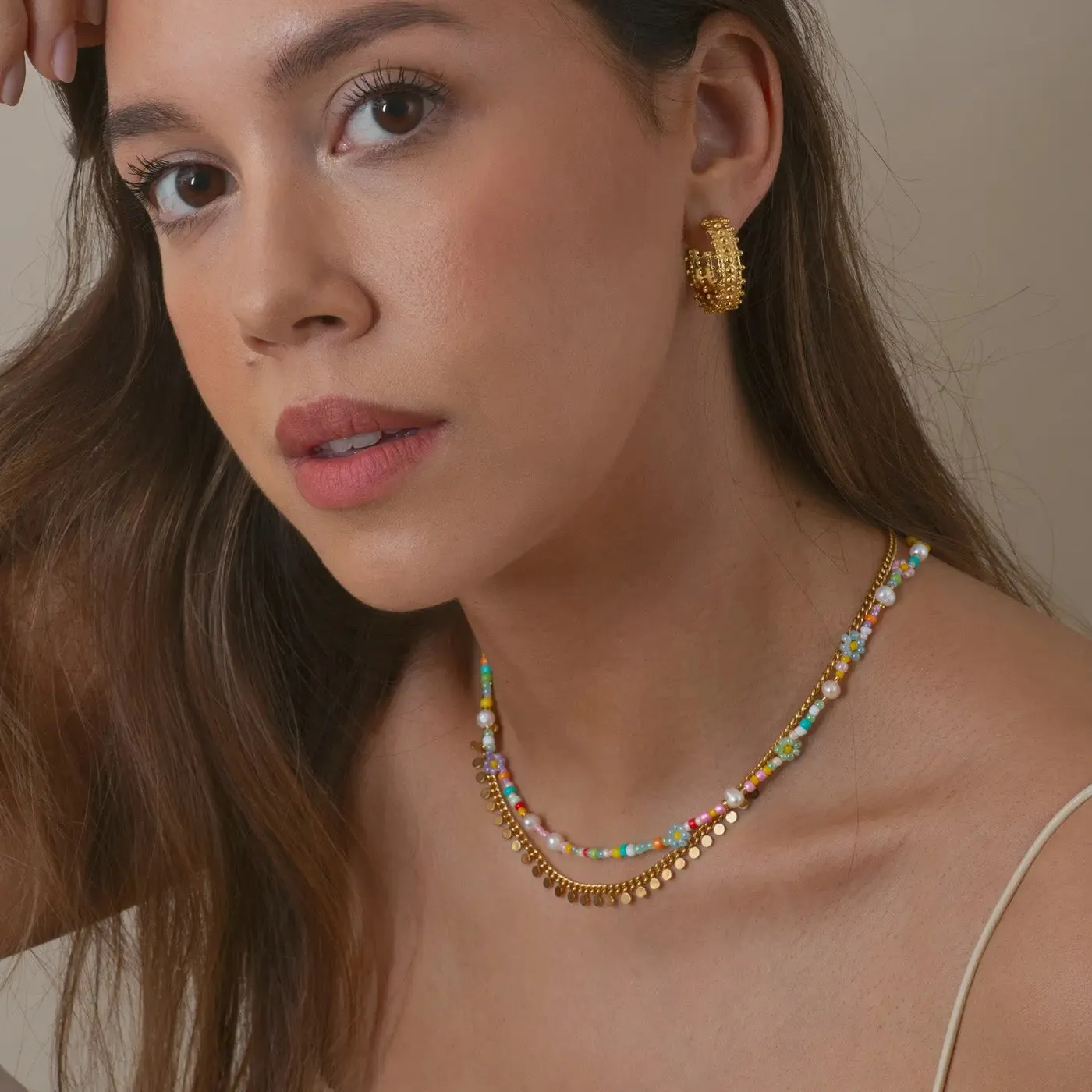 Ravi - Oriental Link Necklace Stainless Steel