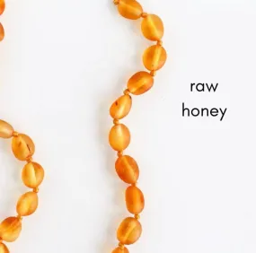 Raw Honey Baltic Amber Teething Necklace