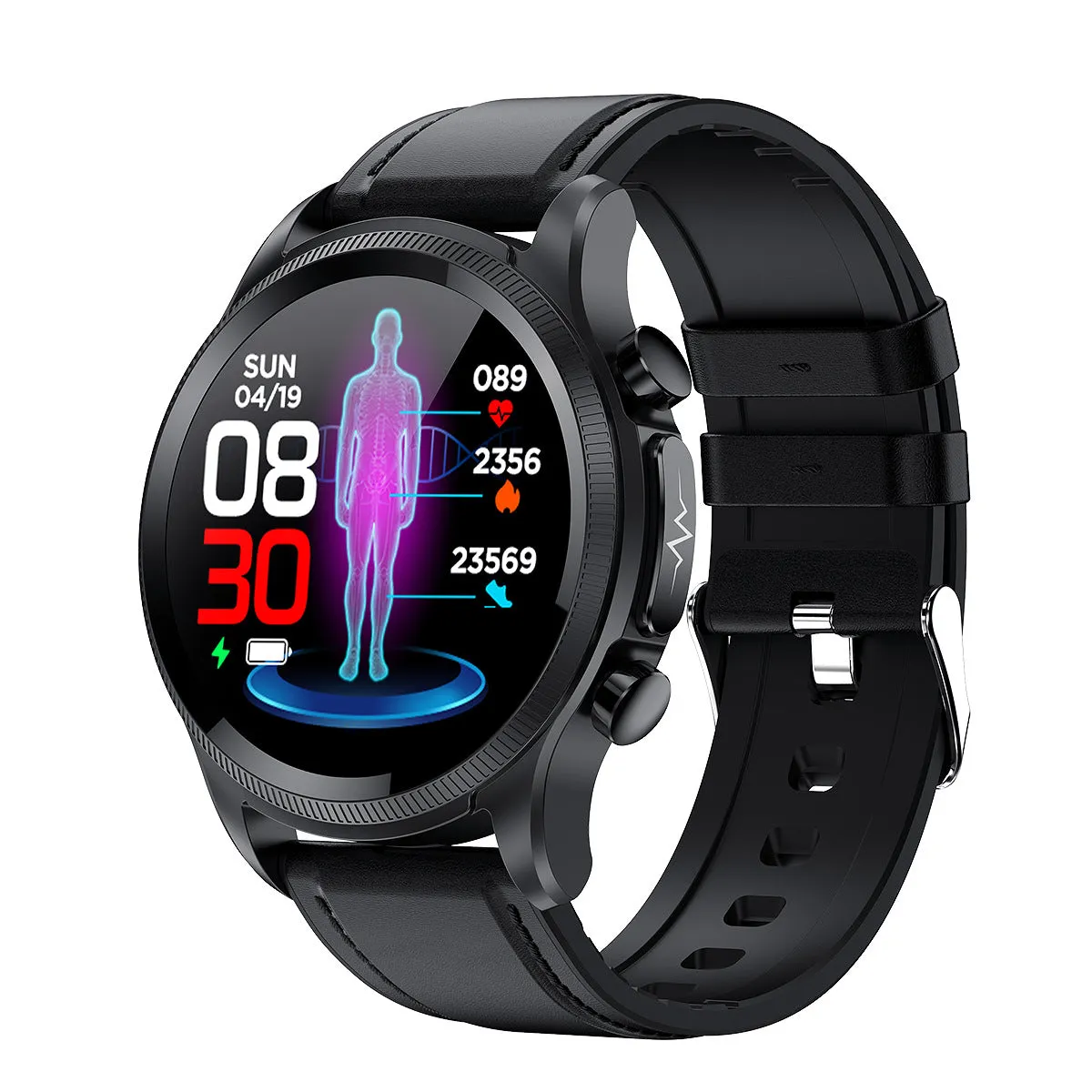 Real-Time Noninvasive Blood Glucose Body Temperature Heart Rate Blood Pressure Blood Oxygen ECG Monitoring