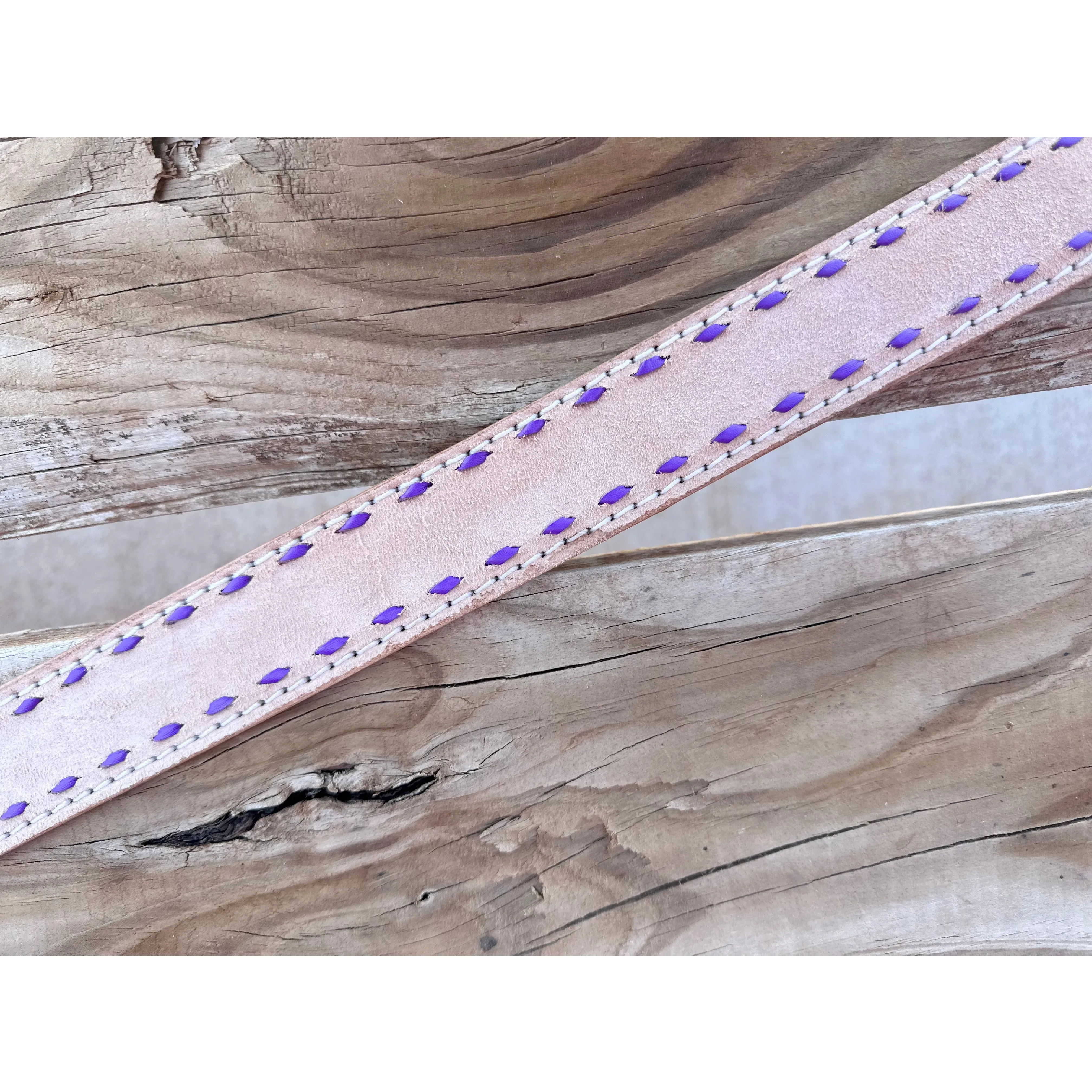 Roughout Buckstiched Belt