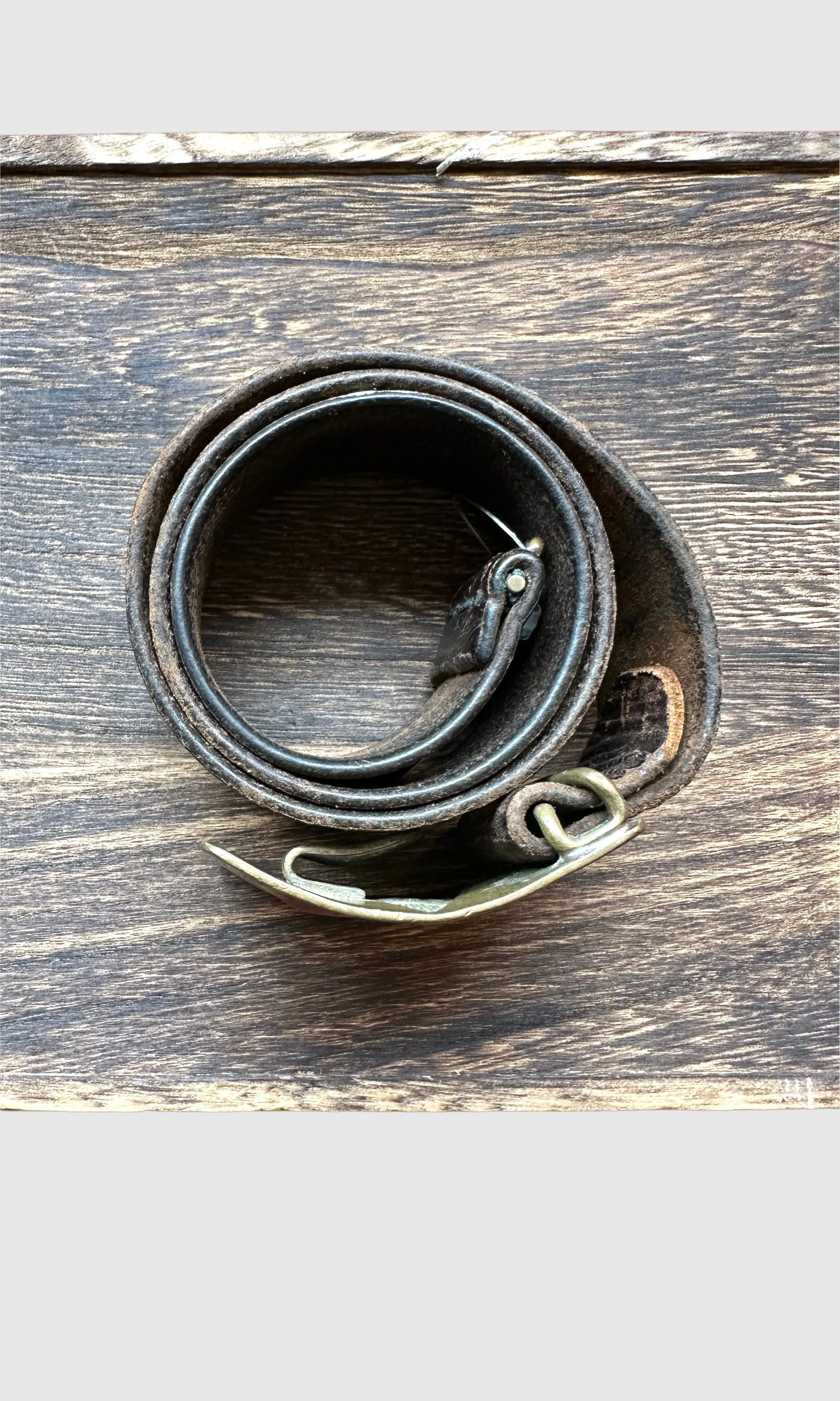RUSSIAN HAMMER and SICKLE Vintage Brass Belt • Size Medium
