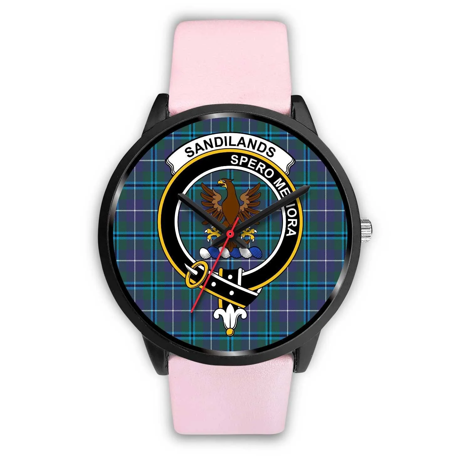 Sandilands Clan Badge Tartan Black Watch