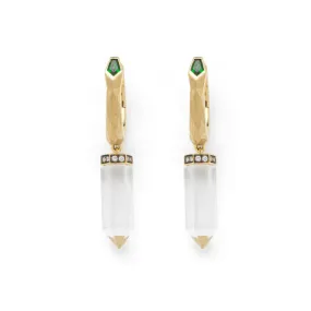 Serpent Crystal Earrings