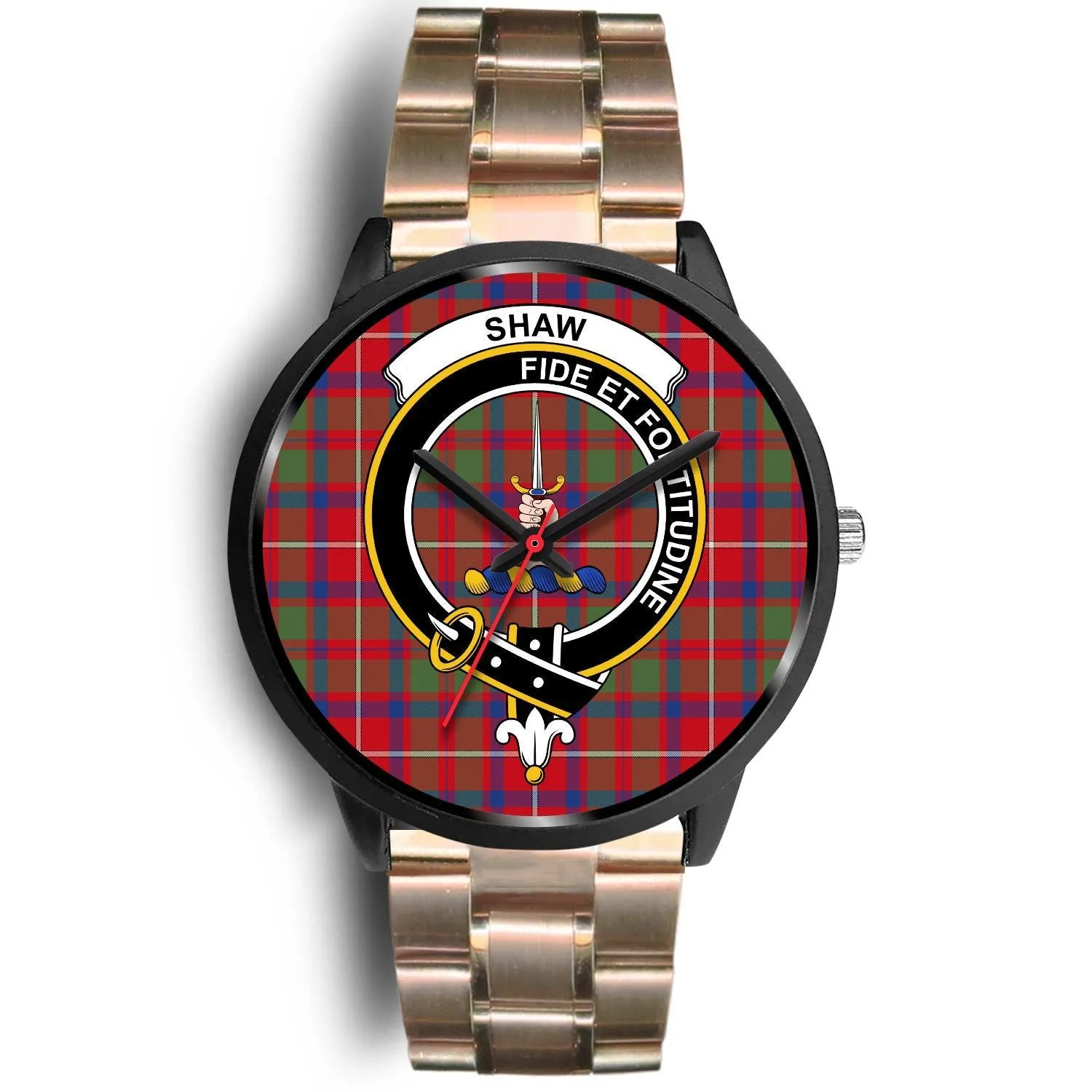 Shaw of Tordarroch Clan Badge Tartan Black Watch