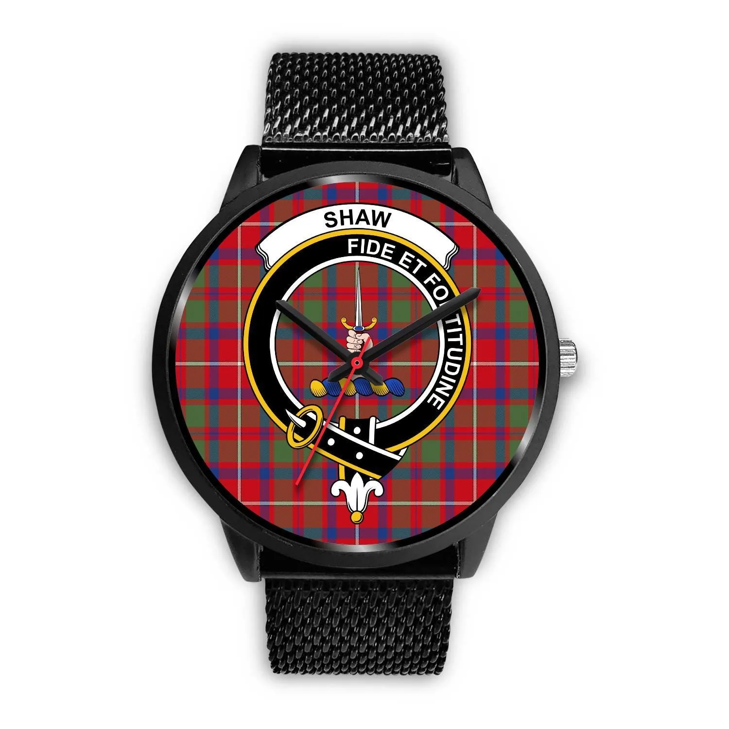 Shaw of Tordarroch Clan Badge Tartan Black Watch