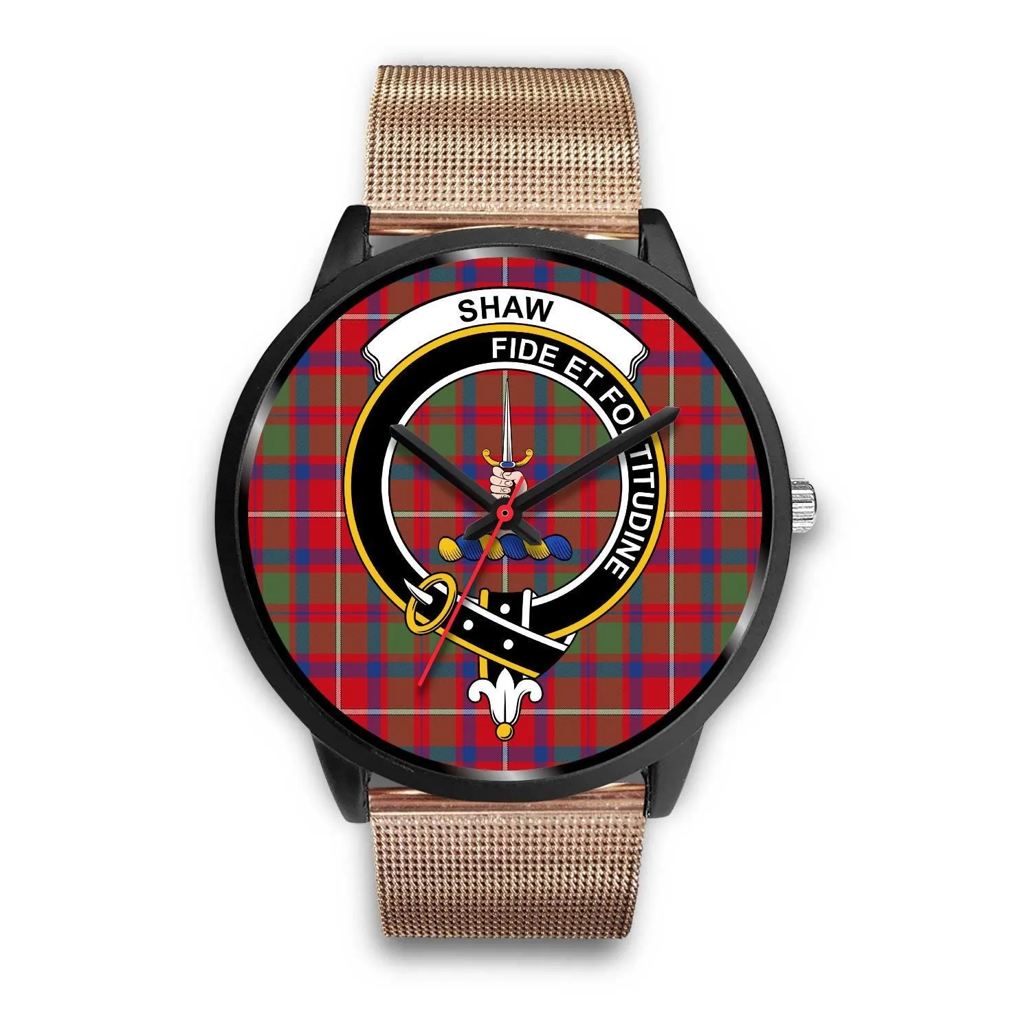 Shaw of Tordarroch Clan Badge Tartan Black Watch