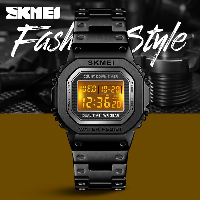 SKMEI 1456 Fashion Digital Watch w/ EL Light