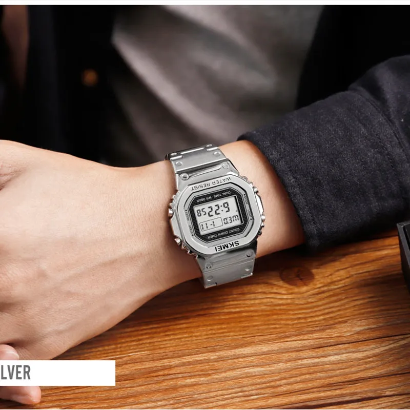 SKMEI 1456 Fashion Digital Watch w/ EL Light