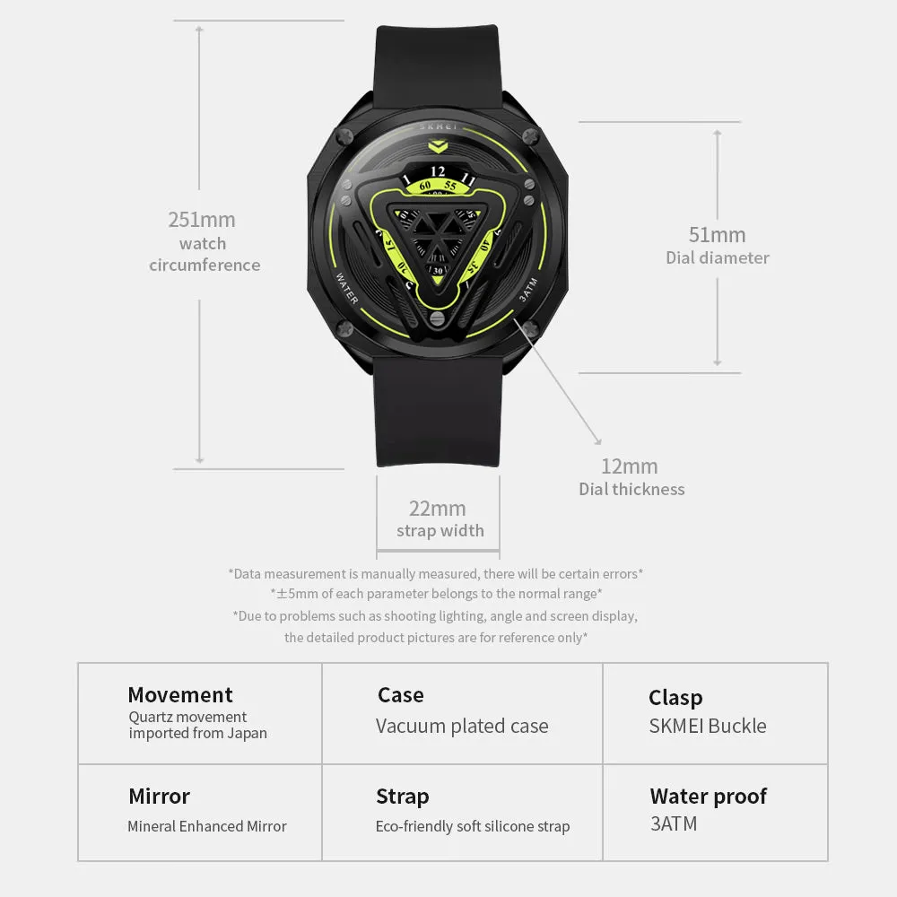 SKMEI Evolution 7101 Ultra Thin Watch 7mm w/ 3 ATM Waterproof