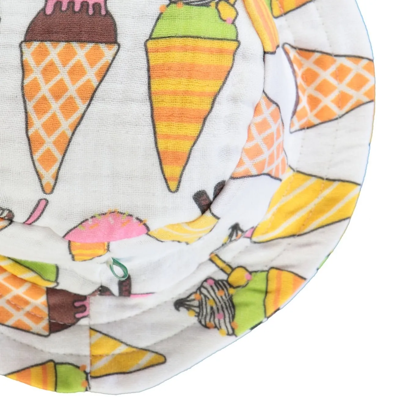 Småfolk Cream Sun Hat With Ice Cream
